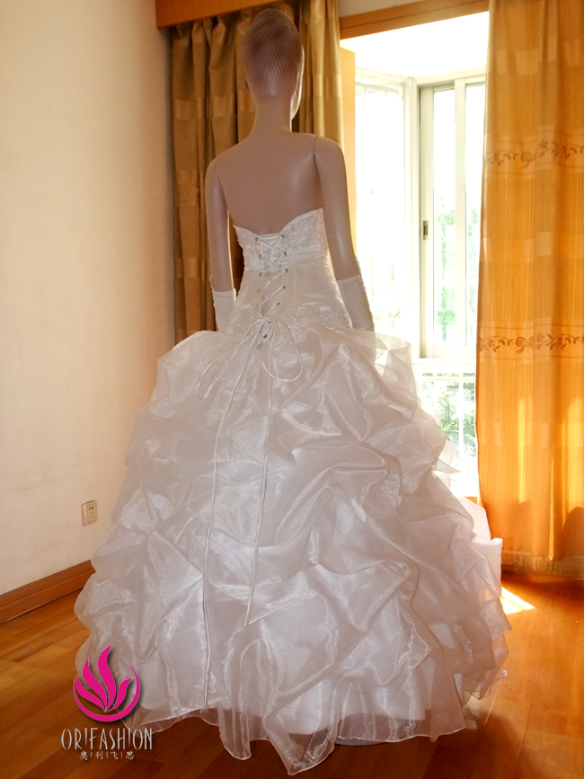 Orifashion HandmadeReal Custom Made Sexy Style Wedding Dress RC1